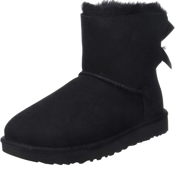 UGG Black Winter Boots with Cozy Fur Lining and Sturdy Sole - Picture 2 of 7